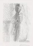 Pablo Picasso, Femme nue à la jambe pliée, 1931, Etching