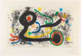 Joan Miró, Sous la grêle, 1969, Etching and aquatint