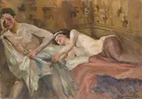 Robert Breyer, Joseph und Potiphars Weib, 1909, Oil on canvas