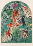 Marc Chagall, Der Stamm Gad, 1964, Lithograph in colors