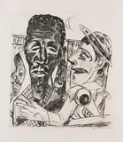 Max Beckmann, Der Neger, 1921, Drypoint