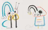 L'enfance d'Ubu by Joan Miró, 1975, Lithograph in colors, sold Apr 2012