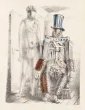 Il ritorno del figlio prodigio by Giorgio de Chirico, 1929, Lithograph in colors, sold Apr 2012
