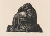 Die Eltern by Käthe Kollwitz, 1921, Woodcut, sold Apr 2012