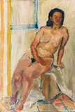 Karoline Wittmann, Weiblicher Akt, 1938, Oil