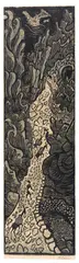 Otto Pankok, Schlucht, 1956, Woodcut in colors