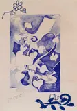 Georges Braque, Les paroles transparentes, 1955, Lithograph in colors