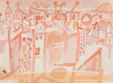 Stadt im August by Eduard Bargheer, 1956, Watercolor, sold Apr 2012