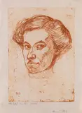 Conrad Felixmüller, Bildnis der Malerin Marianne Britze, Bautzen, 1913, Etching