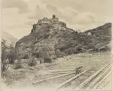 Richard Müller, Ruine Schreckenstein an der Elbe