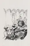 Sklavenmarkt by Alfred Kubin, 1921, Pen and India ink drawing, sold Apr 2012