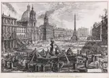 Giovanni Battista Piranesi, Veduta di Piazza Navona sopra le rovine del Circo Agonale