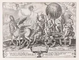 Dirk Volkertsz. Coornhert, 8 Bll.: Circulus vicissitudes rorum humanorum (Unbeständigkeit der menschlichen Dinge), 1564, Engraving