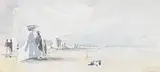 Eugène Louis Boudin, Zugeschrieben - Am Strand von Trouville