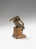 Hans Gsell, Kookaburra - Lachender Hans, 1908, Bronze