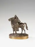 Wassily Jakowlewitsch Grachev, Der Abschied des Kosakenreiters, Bronze