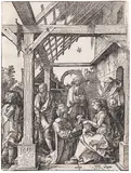 Die Anbetung der Könige by Albrecht Durer, 1511, Woodcut, sold Apr 2012