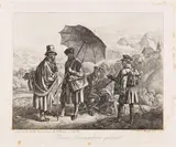 Johann Adam Klein, Die Maler auf der Reise, 1819, Etching