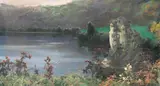 Enric Serra Auqué, Landschaft am Seeufer