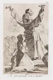 Francisco De Goya, Lo que puede un Sastre!, 1799, Etching and aquatint