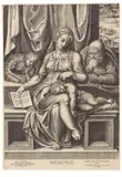 Philippe de Soye, Madonna del Silenzio, 1538, Engraving