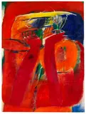 Horst Antes, Figur Flora, 1960, Egg and oil tempera
