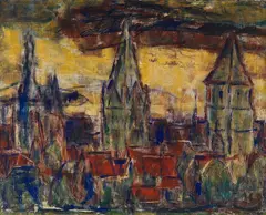 Christian Rohlfs, Soest, 1916, Oil