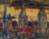 Christian Rohlfs, Soest, 1916, Oil