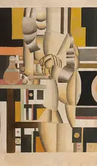 Fernand Léger, Deux femmes à la toilette, 1920, Watercolor