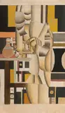 Fernand Léger, Deux femmes à la toilette, 1920, Watercolor