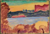 Landschaft Genfer See by Alexej von Jawlensky, 1915, Oil, sold Dec 2011