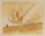Lyonel Feininger, Das Bild der drei Klexe, 1922, Watercolor