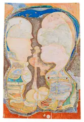 Gerhard Altenbourg, Auch ein Mikrophon, 1973, Watercolor
