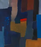 Vertikal 2 by Fritz Winter, 1964, Oil on canvas, sold Dec 2011