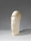 Hanns Bolz, Männlicher Kopf, 1916, Plaster