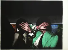Release by Richard Hamilton, 1972, Silkscreen in colours, sold Dec 2011