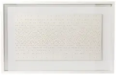 Gerhard von Graevenitz, Weiße Struktur, 1960, Object
