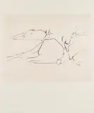 Joseph Beuys, Suite Zirkulationszeit, 1948, Etching and aquatint