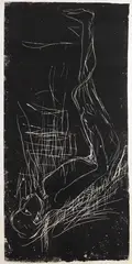 Gebückter by Georg Baselitz, 1977, Linocut, sold Dec 2011