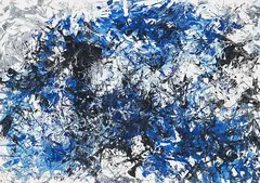 Ohne Titel by Fred Thieler, 1958, Acrylic on cardboard, sold Dec 2011