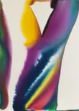 Phenomena apart flint by Paul Jenkins, 1975, Watercolor, sold Dec 2011