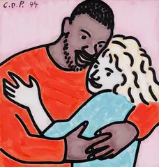 Mike Tyson by C. O. Paeffgen, 1994, Acrylic, sold Dec 2011