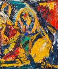 Ohne Titel by Hp (d. i. Hans Peter) Zimmer, 1960, Oil on canvas, sold Dec 2011