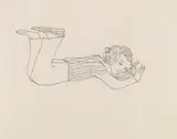 Andy Warhol, Girl Full Figure with Legs Raised