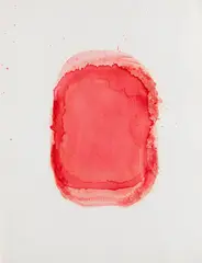 Untitled (P17) by Gotthard Graubner, 1964, Oil on paper, sold Oct 2011