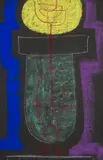 Max Ackermann, Komposition, 1972, Pastel