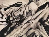 Ohne Titel by Karl Otto Götz, 1957, Gouache, sold Oct 2011
