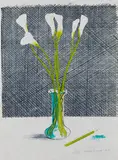 David Hockney, Lillies (Still Life), 1971, Lithograph in colors