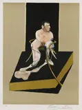 Francis Bacon, Study for a Portrait of John Edwards, 1987, Etching and aquatint in colors