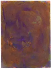 Ohne Titel by Gotthard Graubner, 1988, Gouache, sold Oct 2011